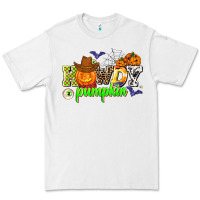 White howdy halloween pumpkins Premium Tee - AdoDesignShop