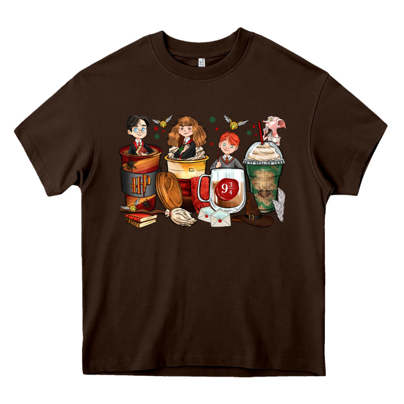 Harry Coffee Cups Heavy Core Tee by Zillion Design Studio | Teevron