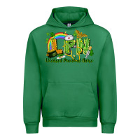 Emerald LPN Licensed Practical Nurse St. Patrick's Day Urban Hoodie - CowGirlArtShop