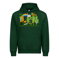 Forest Green LPN Licensed Practical Nurse St. Patrick's Day Urban Hoodie - CowGirlArtShop