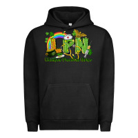 Pigment Black LPN Licensed Practical Nurse St. Patrick's Day Urban Hoodie - CowGirlArtShop