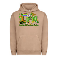 Pigment Burro LPN Licensed Practical Nurse St. Patrick's Day Urban Hoodie - CowGirlArtShop