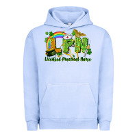 Pigment Grape Ice LPN Licensed Practical Nurse St. Patrick's Day Urban Hoodie - CowGirlArtShop