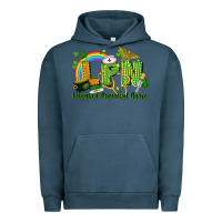 Pigment Midnight Navy LPN Licensed Practical Nurse St. Patrick's Day Urban Hoodie - CowGirlArtShop