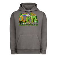 Pigment Tornado LPN Licensed Practical Nurse St. Patrick's Day Urban Hoodie - CowGirlArtShop