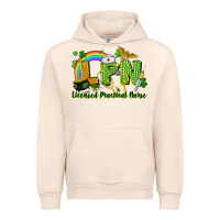 Sandshell LPN Licensed Practical Nurse St. Patrick's Day Urban Hoodie - CowGirlArtShop