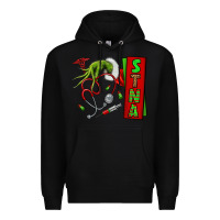 Black Christmas Character Premium Hoodie - NancyCooperArtShop