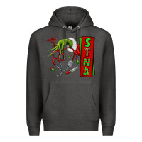 Charcoal Heather Christmas Character Premium Hoodie - NancyCooperArtShop