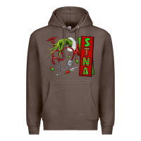 Coffee Christmas Character Premium Hoodie - NancyCooperArtShop