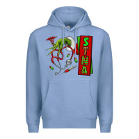 Colony Blue Christmas Character Premium Hoodie - NancyCooperArtShop