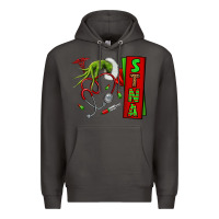 Smoke Christmas Character Premium Hoodie - NancyCooperArtShop