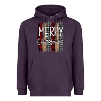Plum Merry Christmas Leopard Heavyweight Hoodie - Bettercallsaul