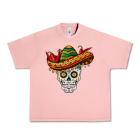 Salmon cinco de mayo sombrero skull Urban Heavy Tee - BarkalooDesign
