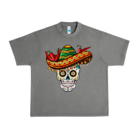 Tornado cinco de mayo sombrero skull Urban Heavy Tee - BarkalooDesign