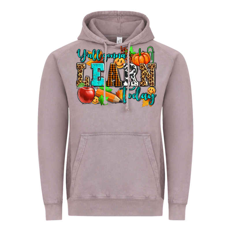 Y'all Gonna Learn Today Pumpkin And Pen Vintage Hoodie by AdoDesignShop | Teevron