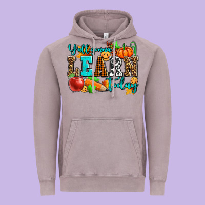 Y'all Gonna Learn Today Pumpkin And Pen Vintage Hoodie Designed By Adodesignshop