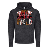 Vintage Black my heart is on that field baseball Vintage Hoodie - RanaPortraitStore