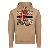 Vintage Coffee my heart is on that field baseball Vintage Hoodie - RanaPortraitStore