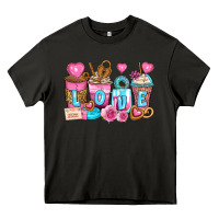 Asphalt valentine's day coffee cups Heavy Core Tee - Zillion Design Studio