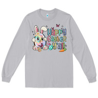 Moon Dust happy easter y'all Long Sleeve Tee - MaliasSmallBusiness