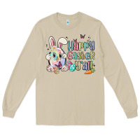 Mushroom happy easter y'all Long Sleeve Tee - MaliasSmallBusiness
