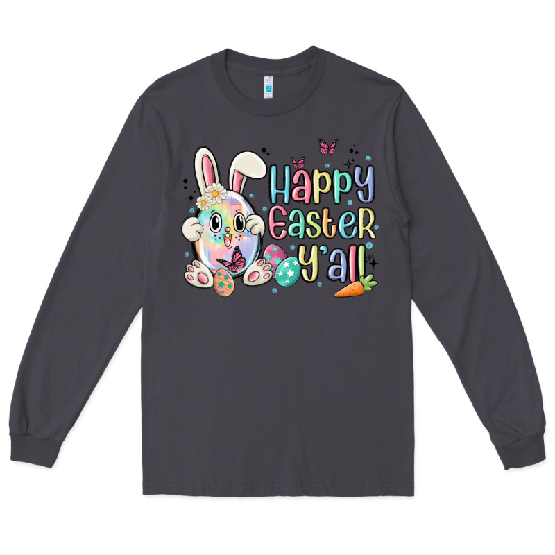 Happy Easter Y'all Long Sleeve Tee by MaliasSmallBusiness | Teevron