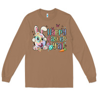 Toasted Coconut happy easter y'all Long Sleeve Tee - MaliasSmallBusiness