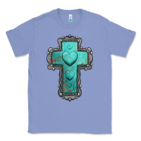 Colony Blue turquoise gemstone cross Classic Tee - Jasminsmagicworld