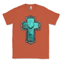 Copper turquoise gemstone cross Classic Tee - Jasminsmagicworld