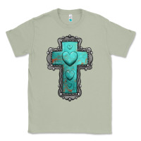 Matcha turquoise gemstone cross Classic Tee - Jasminsmagicworld