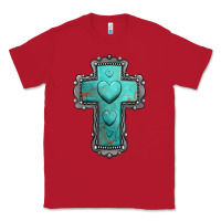 Red turquoise gemstone cross Classic Tee - Jasminsmagicworld