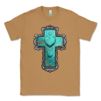 Toasted Coconut turquoise gemstone cross Classic Tee - Jasminsmagicworld