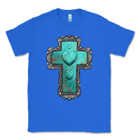 True Royal turquoise gemstone cross Classic Tee - Jasminsmagicworld