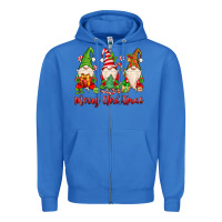 True Royal merry christmas gnomes Zipper Hoodie - MaliasSmallBusiness