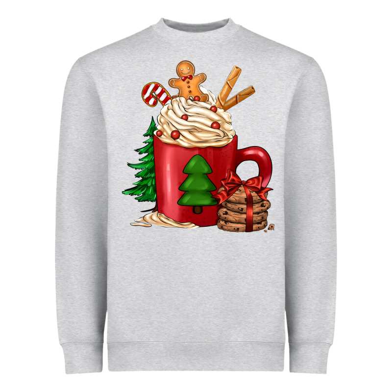 Christmas Coffee Heavyweight Sweatshirt by Jasminsmagicworld | Teevron