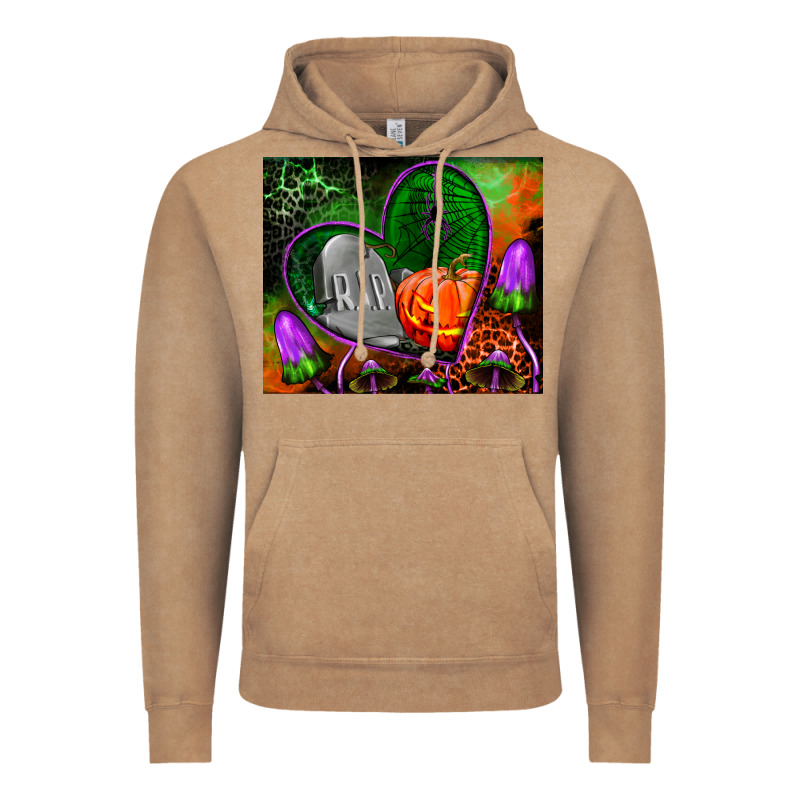 Halloween Heart Mouse Pad Vintage Hoodie by BundleAndBundleShop | Teevron