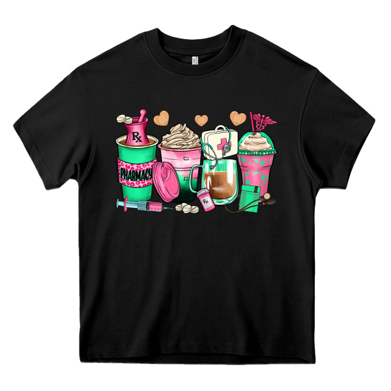 Pharmacy Coffee Cups Heavy Core Tee by Zillion Design Studio | Teevron
