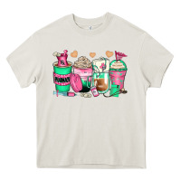 Cream pharmacy coffee cups Heavy Core Tee - Zillion Design Studio