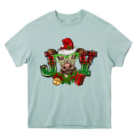 Arona christmas joy cow Heavy Core Tee - BarkalooDesign