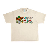 Cinco De Mayo Skull Urban Heavy Tee | Teevron