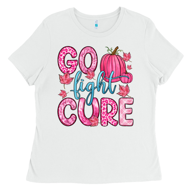Go Fight Cure Ladies Tee by Zillion Design Studio | Teevron