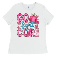 White go fight cure Ladies Tee - Zillion Design Studio
