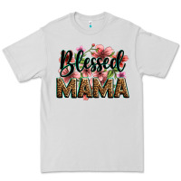 Dove Grey flowers blessed mama Premium Tee - Zillion Design Studio