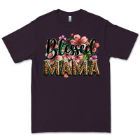 Plum flowers blessed mama Premium Tee - Zillion Design Studio