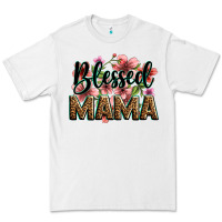 White flowers blessed mama Premium Tee - Zillion Design Studio