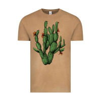 Vintage Camel cactus with flowers Vintage Tee - AdoDesignShop