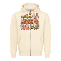 Sandshell its the most wonderful time of the year Zipper Hoodie - MaliasSmallBusiness