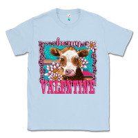 Dusty Blue be my valentine with guarnsey Classic Tee - AdoDesignShop