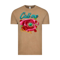 Vintage Coffee call me roses and pink telephone Vintage Tee - AdoDesignShop