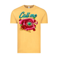 Vintage Mustard call me roses and pink telephone Vintage Tee - AdoDesignShop